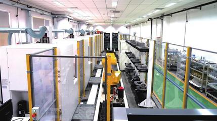 航空工業南京機電機載復雜產品殼體電火花自動化柔性生產線建設
